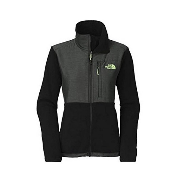 The North Face Jackets & Blazers - THE NORTH FACE DENALI JACKET WOMEN'S Small Black Fluorescent Green Heather